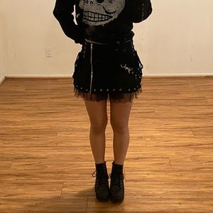 SOLD Hell bunny tulle skirt